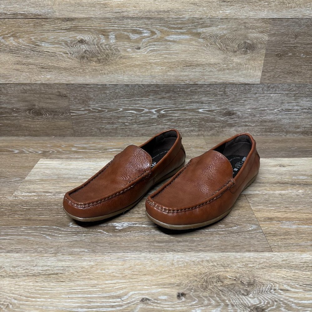 JF J. Ferrar Bettany Brown Slip-On Loafer Men s Size 10.5